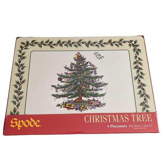 Spode Holiday Spode Vintage Christmas Tree Pimpernel Four Cork